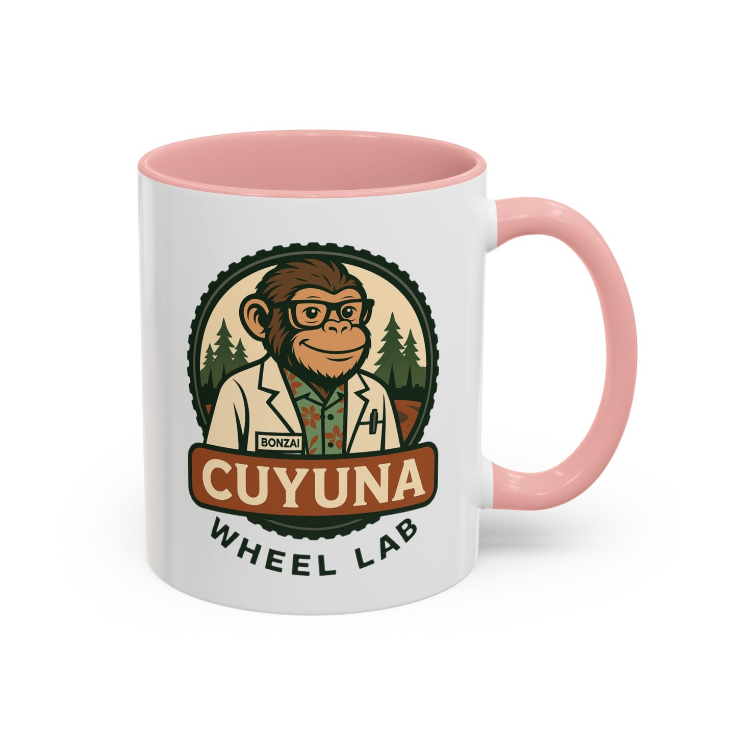 Cuyuna Wheel Lab Accent Coffee Mug - Perfect for Cyclists, Outdoor Enthusiasts, Gifts, Home Brewing, Campfire Mugs, Adventure