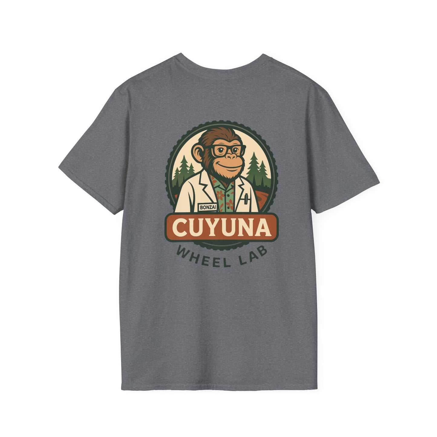 Cuyuna Wheel Lab Unisex T-Shirt - Perfect for Cyclists, Outdoor Enthusiasts, Gifts for Bike Lovers, Casual Wear, Unique Graphic Tee