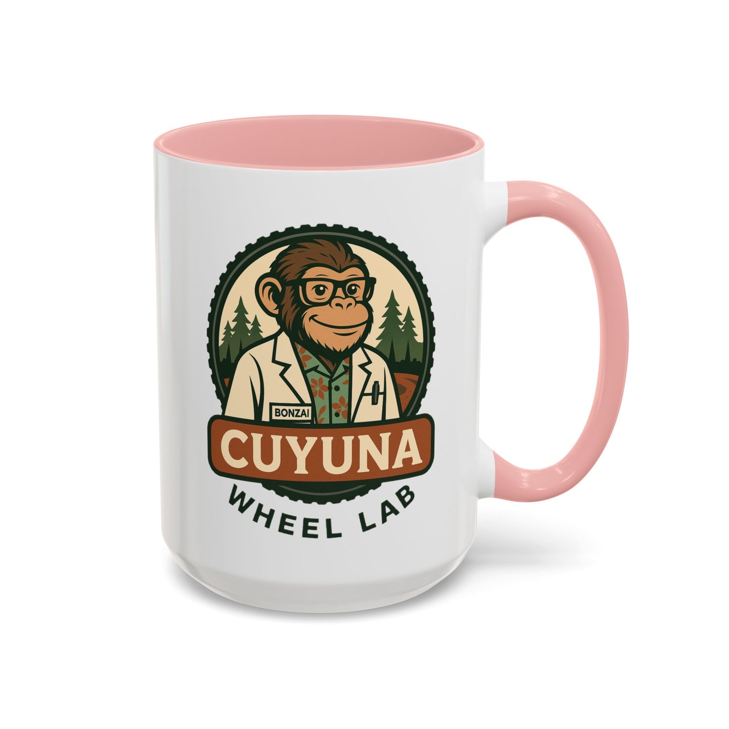 Cuyuna Wheel Lab Accent Coffee Mug - Perfect for Cyclists, Outdoor Enthusiasts, Gifts, Home Brewing, Campfire Mugs, Adventure