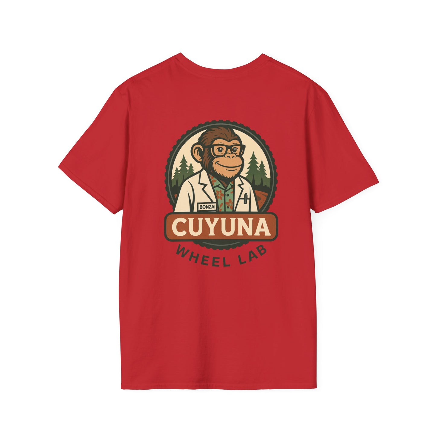 Cuyuna Wheel Lab Unisex T-Shirt - Perfect for Cyclists, Outdoor Enthusiasts, Gifts for Bike Lovers, Casual Wear, Unique Graphic Tee