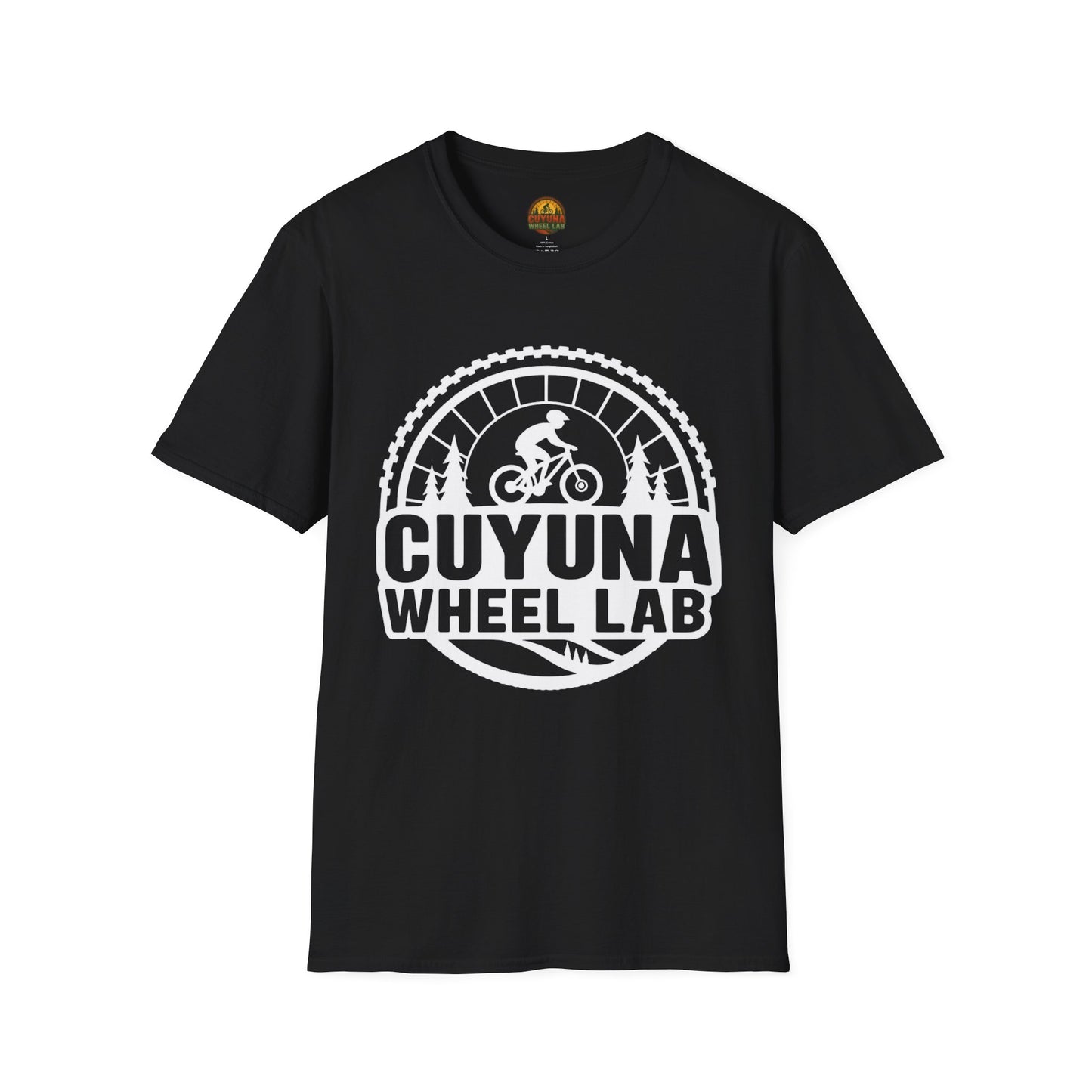 Cuyuna Wheel Lab T-Shirt, Unisex Cycling Shirt, Biking Gift, Mountain Bike Tee, Outdoor Adventure Apparel