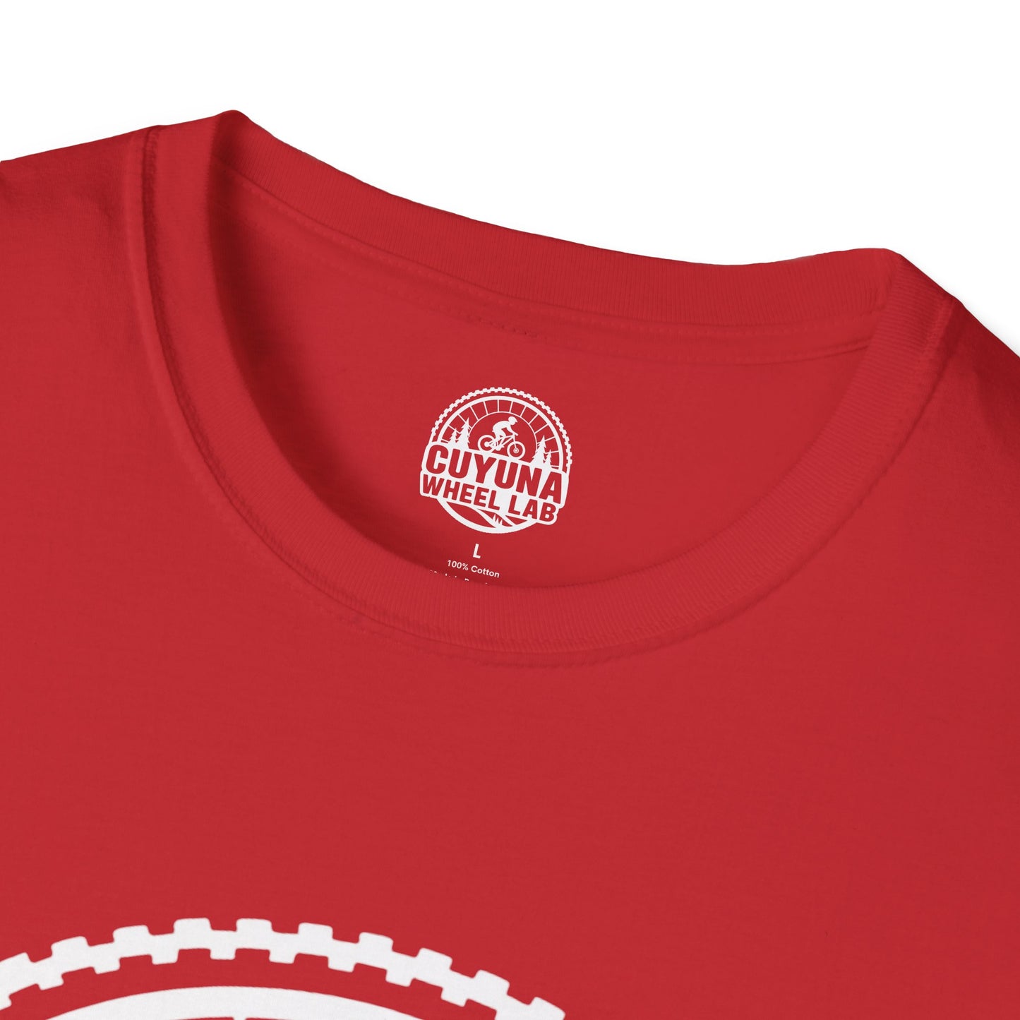 Cuyuna Wheel Lab Unisex T-Shirt - Perfect for Cyclists, Outdoor Enthusiasts, Gifts for Bike Lovers, Casual Wear, Unique Graphic Tee