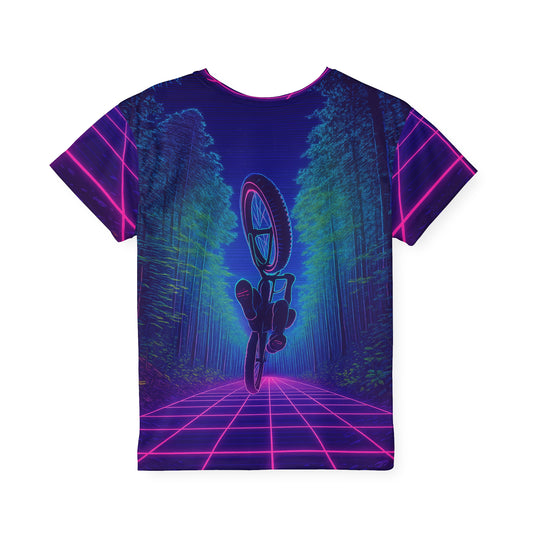 Kids Neon Retro Tech T Sports Jersey
