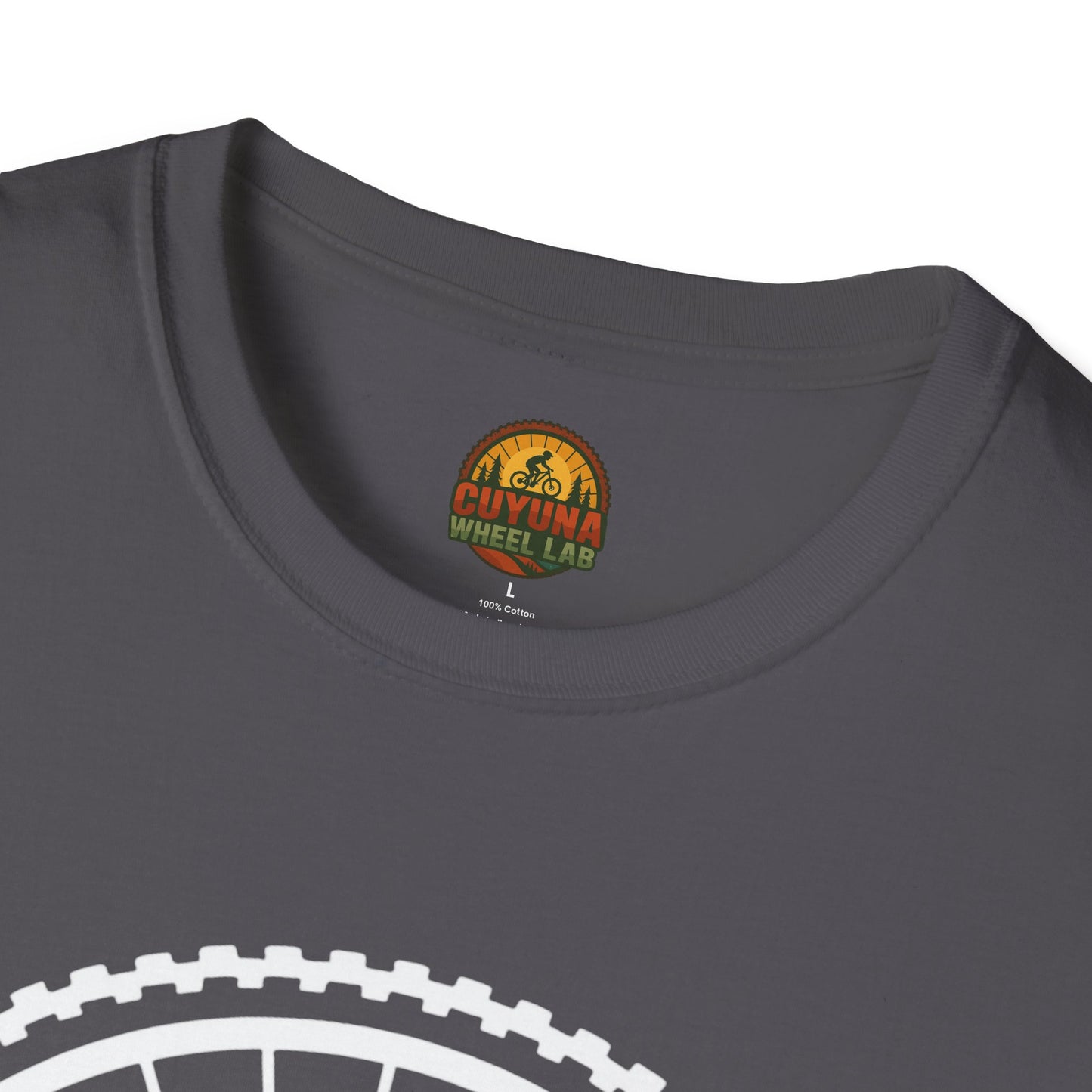 Cuyuna Wheel Lab T-Shirt, Unisex Cycling Shirt, Biking Gift, Mountain Bike Tee, Outdoor Adventure Apparel