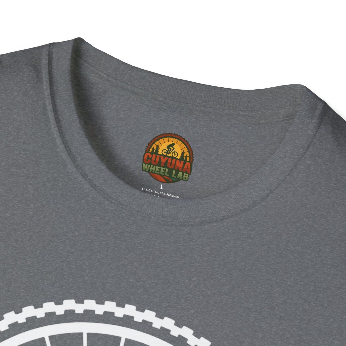 Cuyuna Wheel Lab T-Shirt, Unisex Cycling Shirt, Biking Gift, Mountain Bike Tee, Outdoor Adventure Apparel