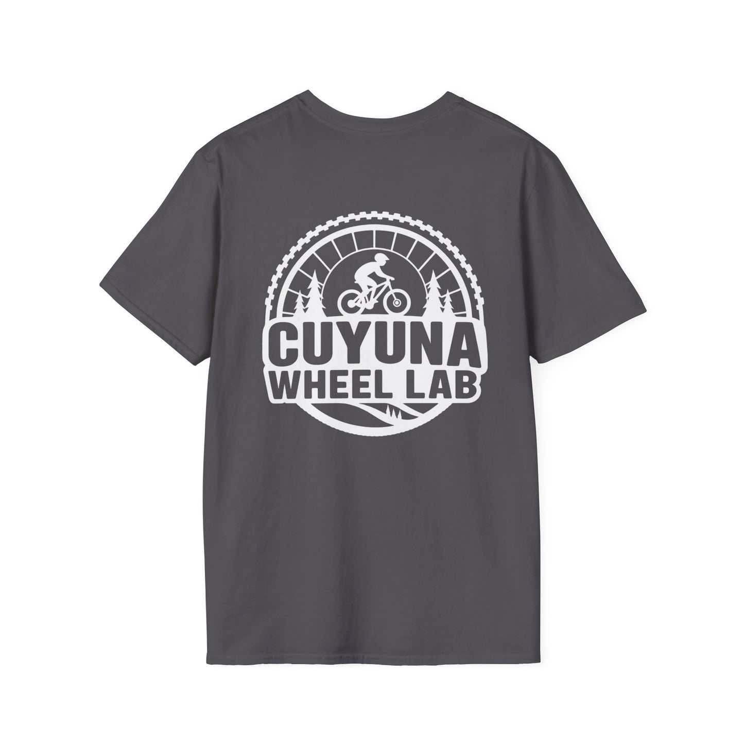 Cuyuna Wheel Lab T-Shirt, Unisex Cycling Shirt, Biking Gift, Mountain Bike Tee, Outdoor Adventure Apparel