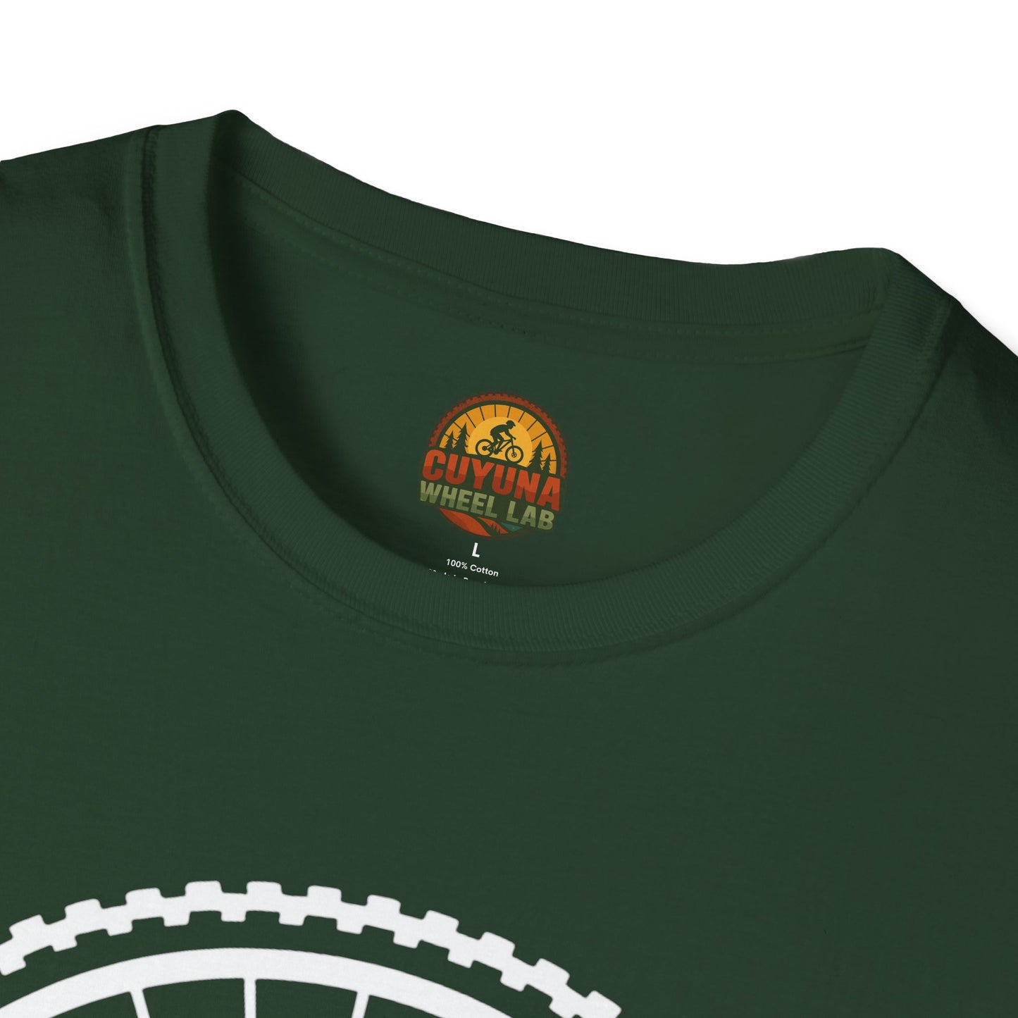 Cuyuna Wheel Lab T-Shirt, Unisex Cycling Shirt, Biking Gift, Mountain Bike Tee, Outdoor Adventure Apparel