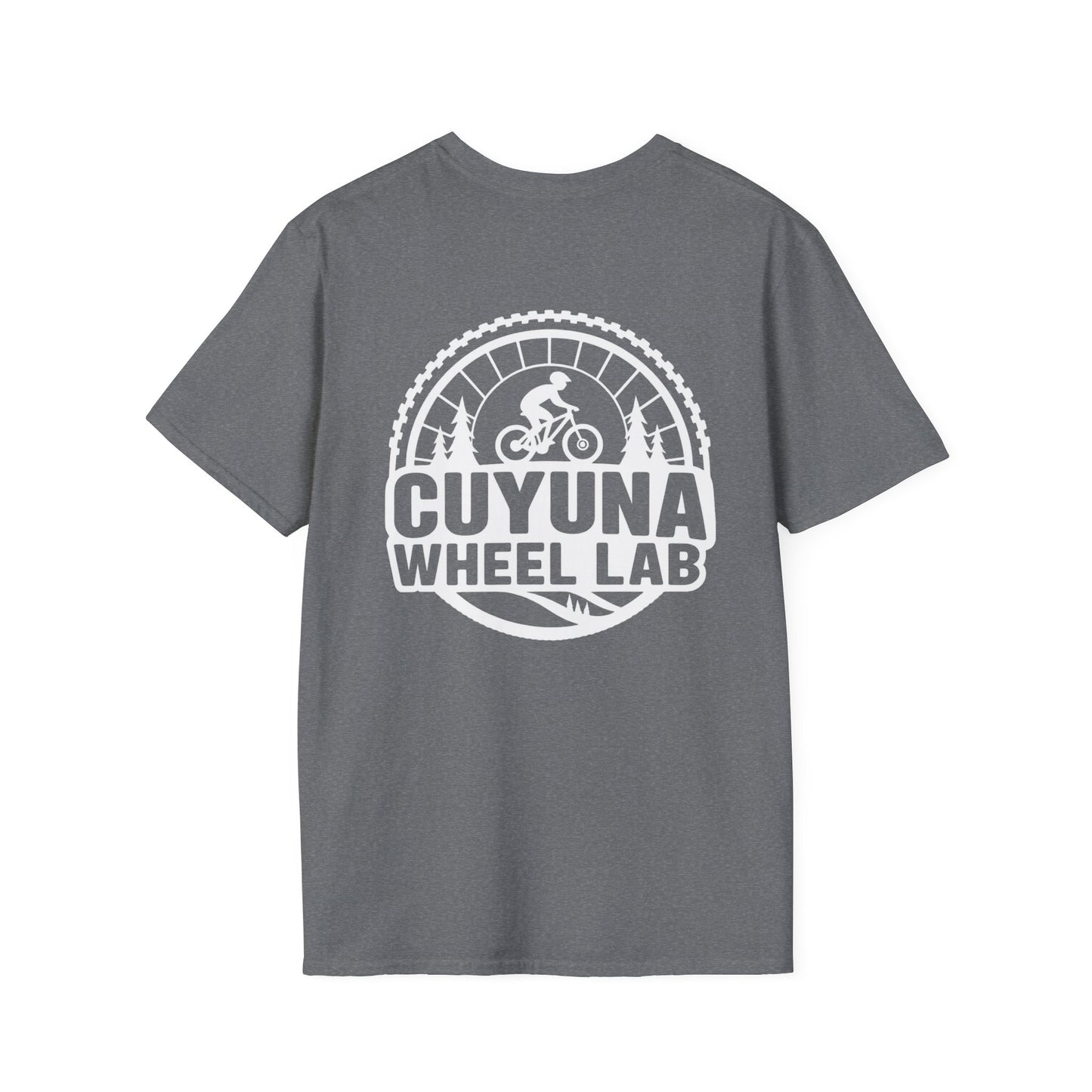 Cuyuna Wheel Lab T-Shirt, Unisex Cycling Shirt, Biking Gift, Mountain Bike Tee, Outdoor Adventure Apparel