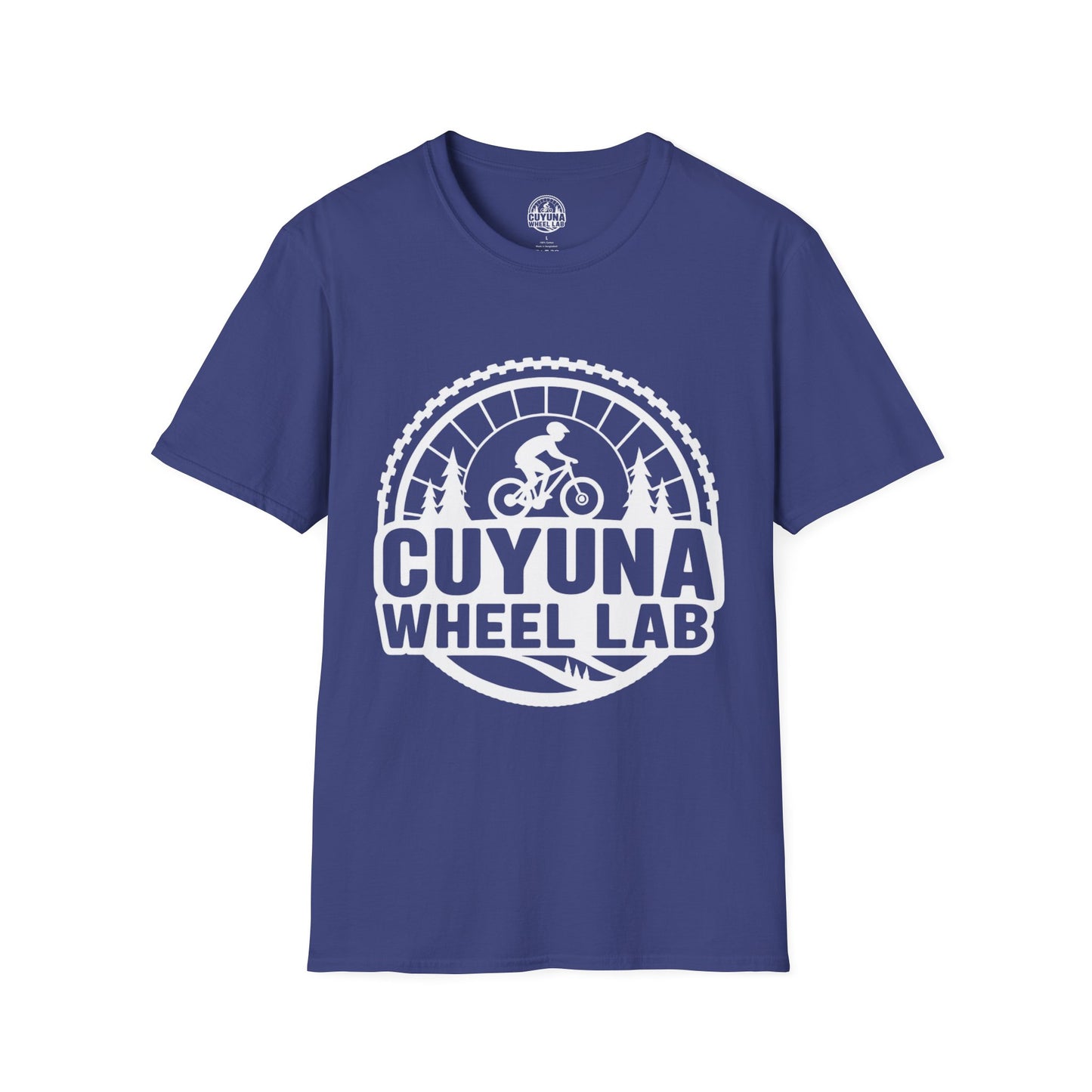 Cuyuna Wheel Lab Unisex T-Shirt - Perfect for Cyclists, Outdoor Enthusiasts, Gifts for Bike Lovers, Casual Wear, Unique Graphic Tee