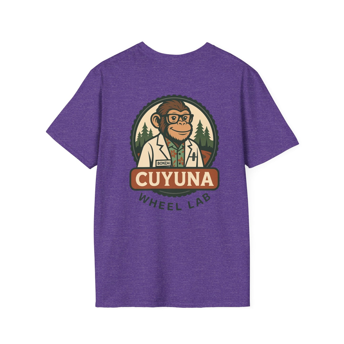Cuyuna Wheel Lab Bonzai Unisex T-Shirt - Perfect for Cyclists, Outdoor Enthusiasts, Gifts for Bike Lovers, Casual Wear, Unique Graphic Tee