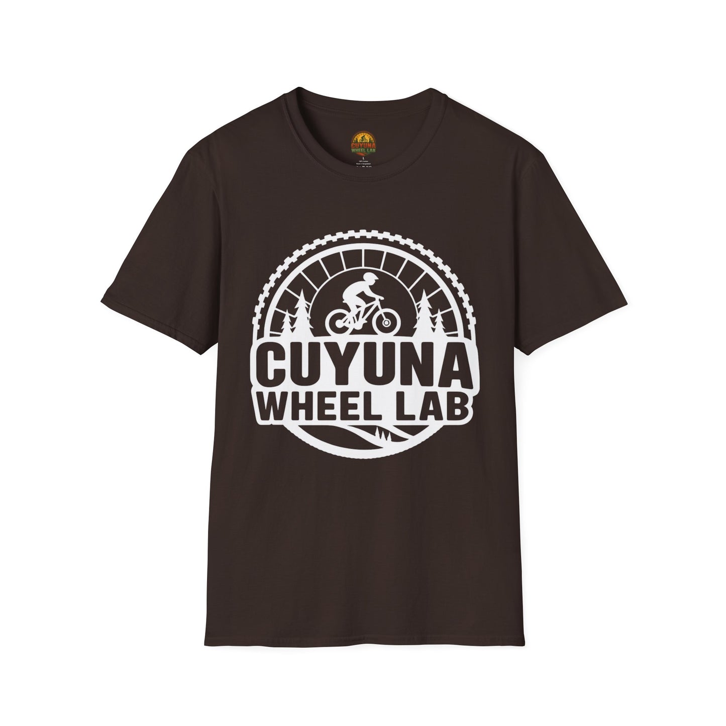 Cuyuna Wheel Lab T-Shirt, Unisex Cycling Shirt, Biking Gift, Mountain Bike Tee, Outdoor Adventure Apparel