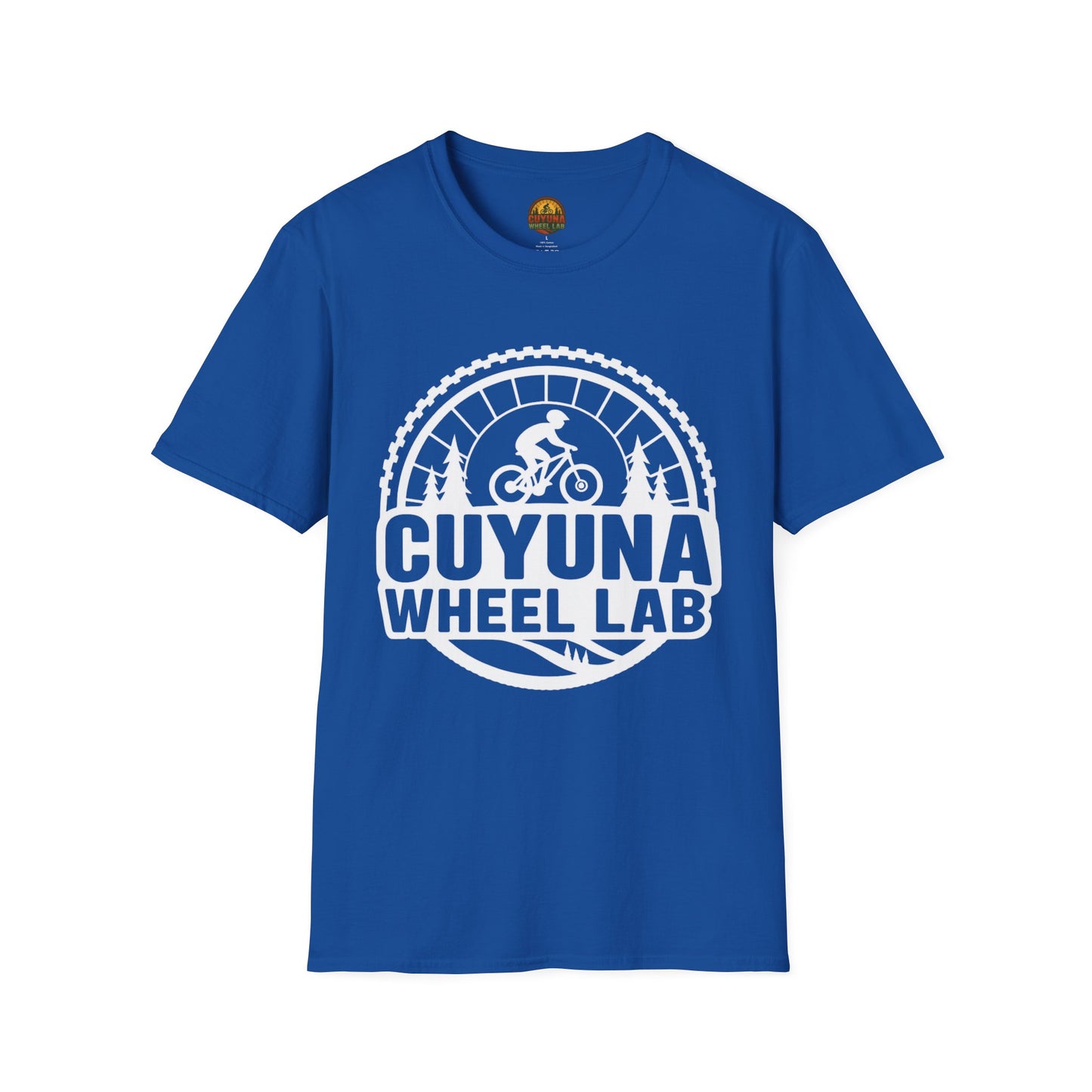 Cuyuna Wheel Lab T-Shirt, Unisex Cycling Shirt, Biking Gift, Mountain Bike Tee, Outdoor Adventure Apparel