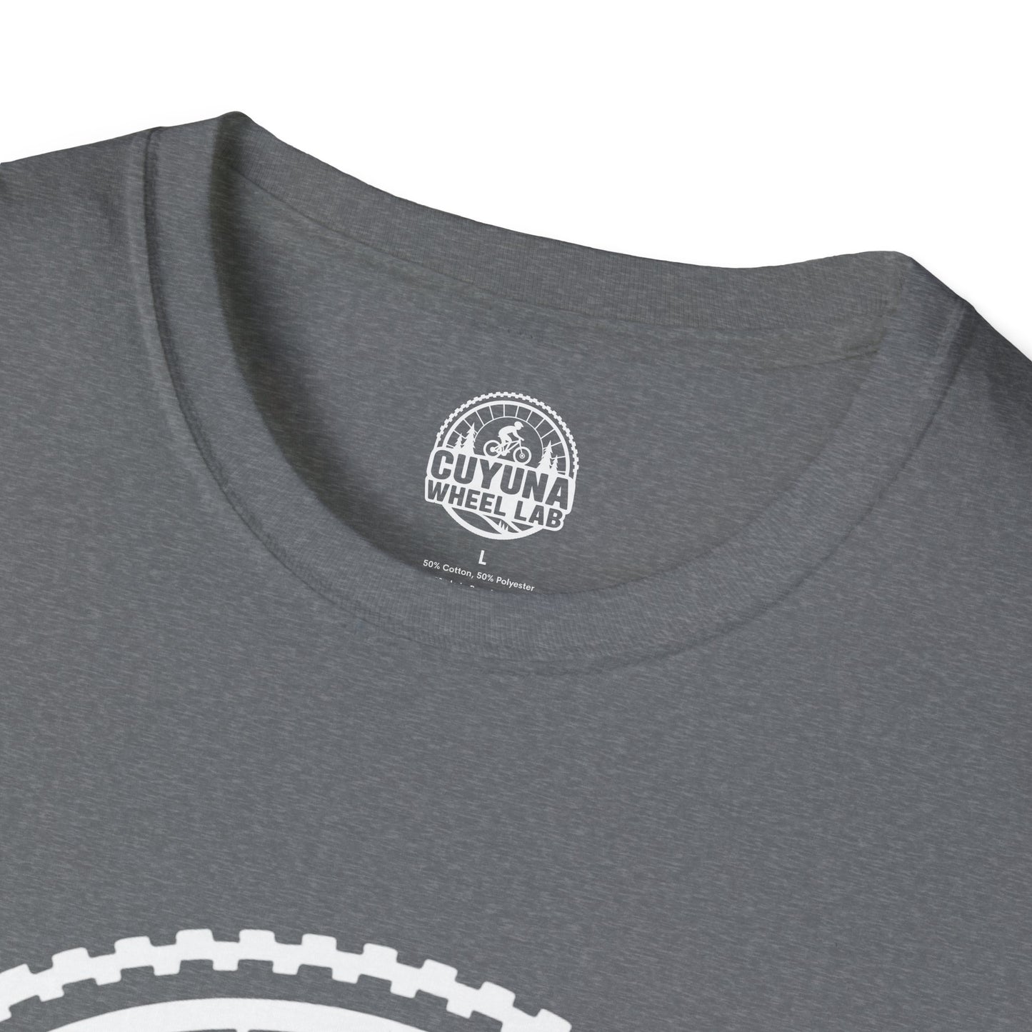 Cuyuna Wheel Lab Unisex T-Shirt - Perfect for Cyclists, Outdoor Enthusiasts, Gifts for Bike Lovers, Casual Wear, Unique Graphic Tee