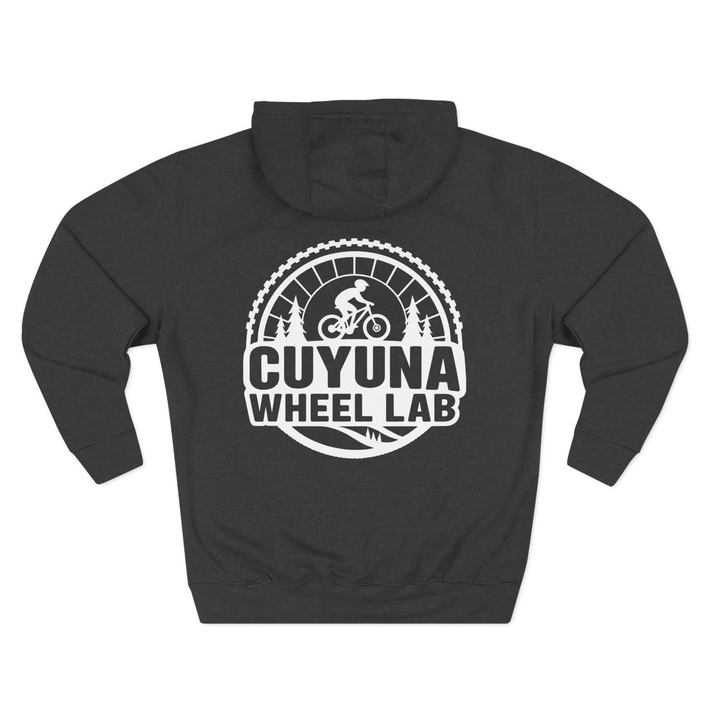 Cuyuna Wheel Lab Fleece Hoodie - Cozy Athletic Wear for Cyclists, Outdoor Adventure Gift, Casual Layering, Fall & Winter Hoodie, [...]