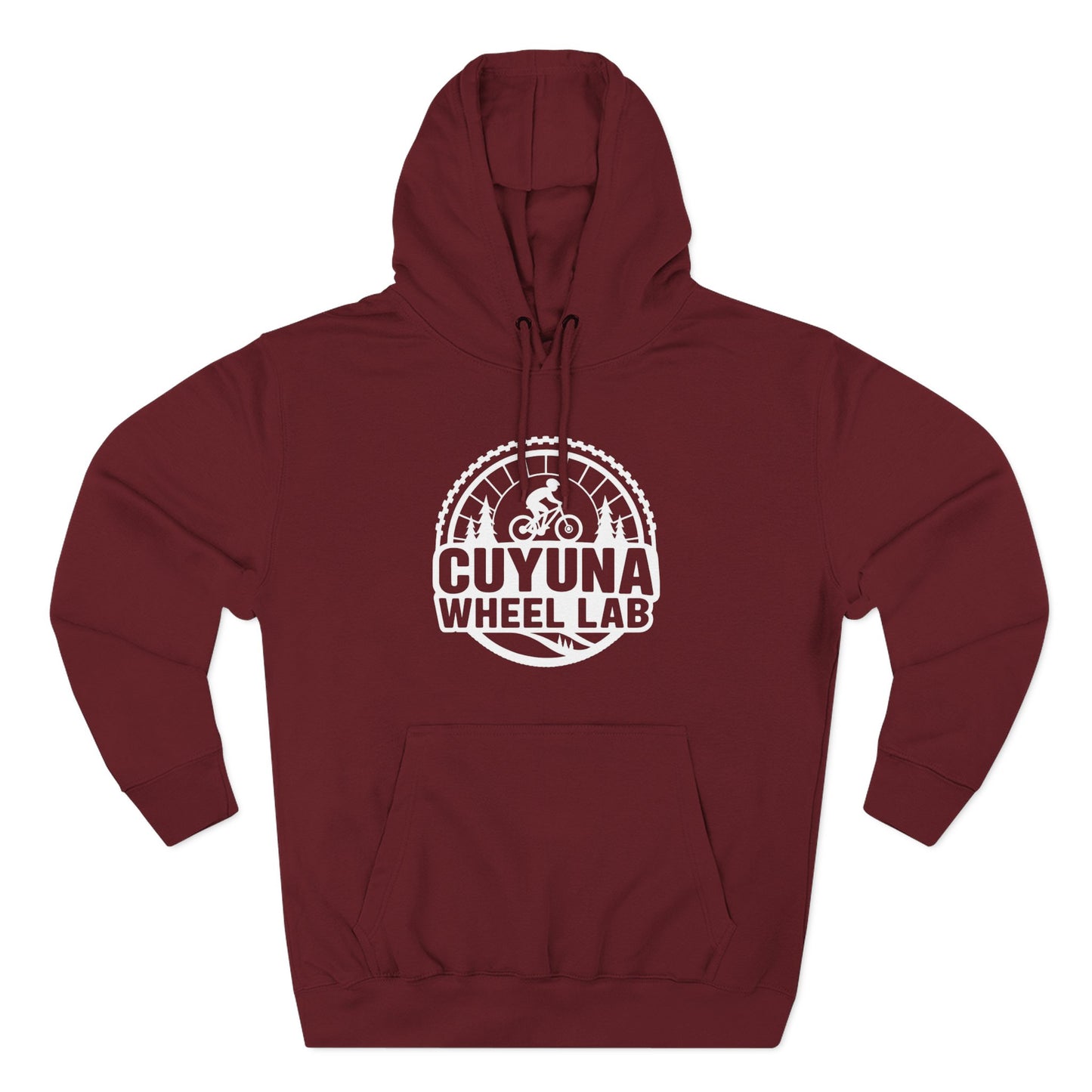 Cuyuna Wheel Lab Fleece Hoodie - Cozy Athletic Wear for Cyclists, Outdoor Adventure Gift, Casual Layering, Fall & Winter Hoodie, [...]