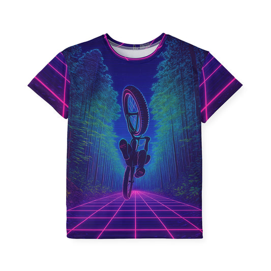 Kids Neon Retro Tech T Sports Jersey