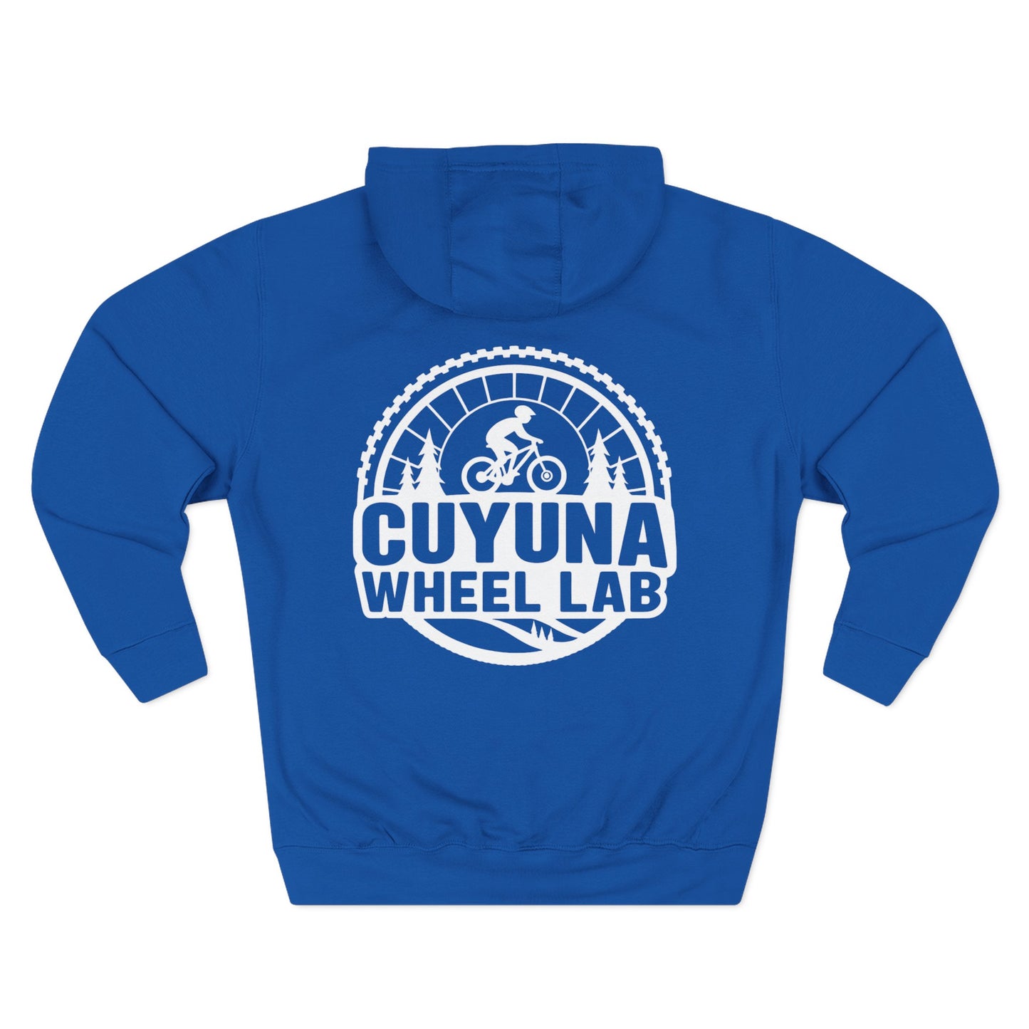 Cuyuna Wheel Lab Fleece Hoodie - Cozy Athletic Wear for Cyclists, Outdoor Adventure Gift, Casual Layering, Fall & Winter Hoodie, [...]