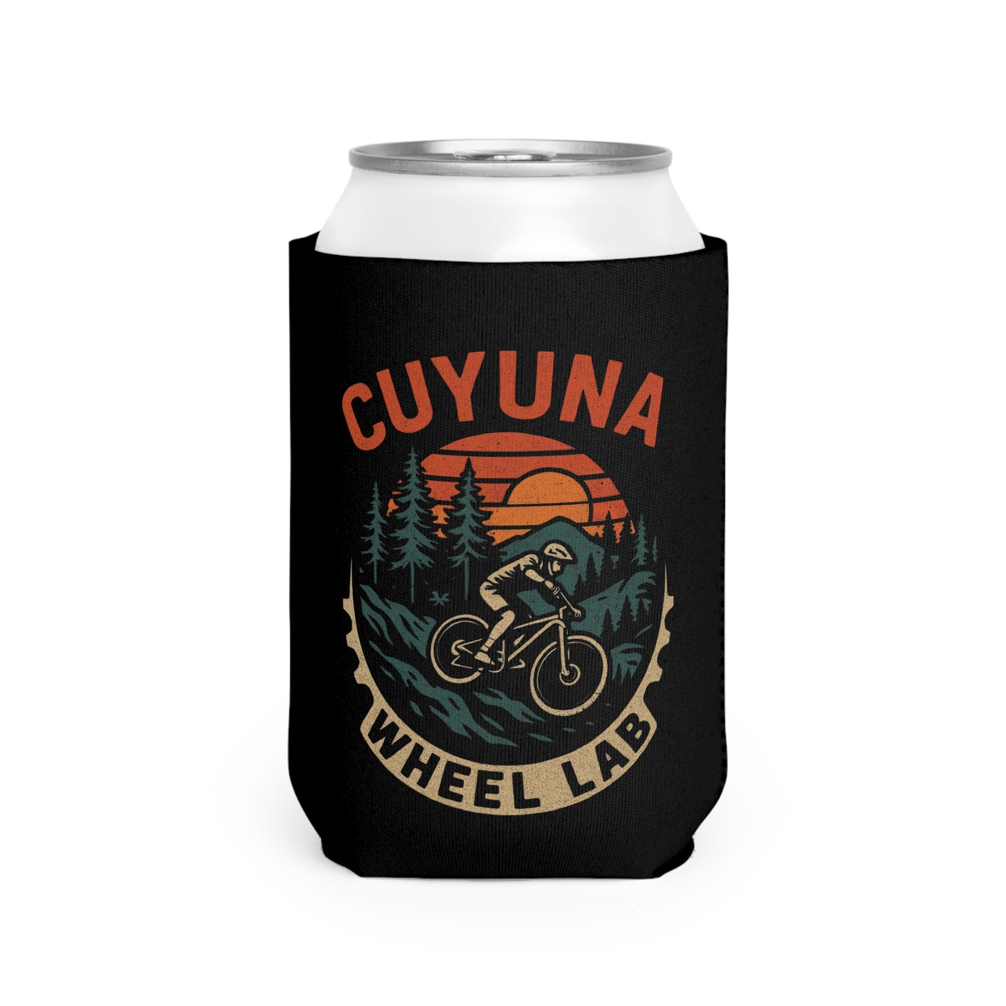 Cuyuna Wheel Lab logo Can Cooler Sleeve | Bike Enthusiast Gift, Outdoor Adventure Drink Holder, Camping Accessory, Summer Party Favor, [...]