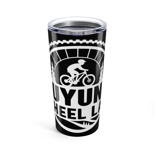 Biking Adventure 20oz Tumbler - Perfect for Cyclists, Travel Mugs, Outdoor Gear, Gifts for Him or Her, Beverage Holder