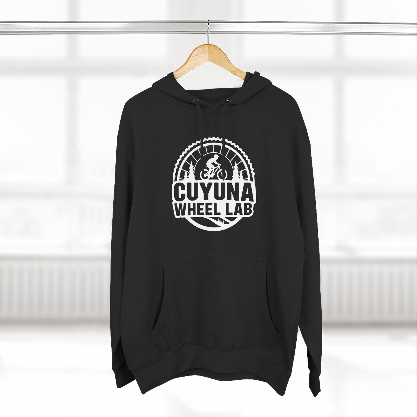 Cuyuna Wheel Lab Fleece Hoodie - Cozy Athletic Wear for Cyclists, Outdoor Adventure Gift, Casual Layering, Fall & Winter Hoodie, [...]