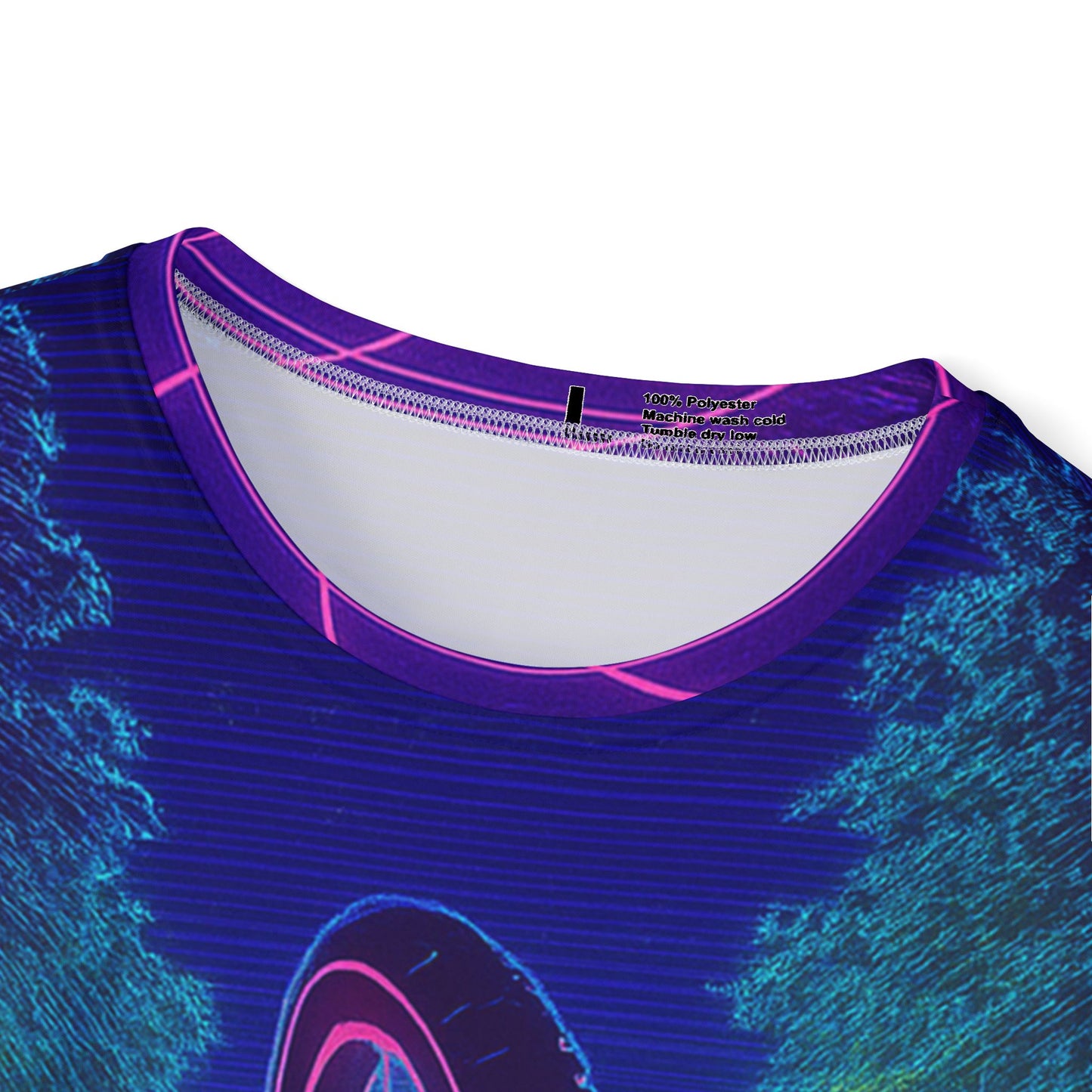 Retro Bicycle Neon Sports Tech T Jersey