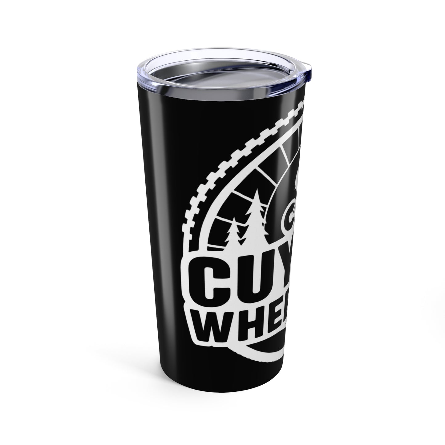 Biking Adventure 20oz Tumbler - Perfect for Cyclists, Travel Mugs, Outdoor Gear, Gifts for Him or Her, Beverage Holder