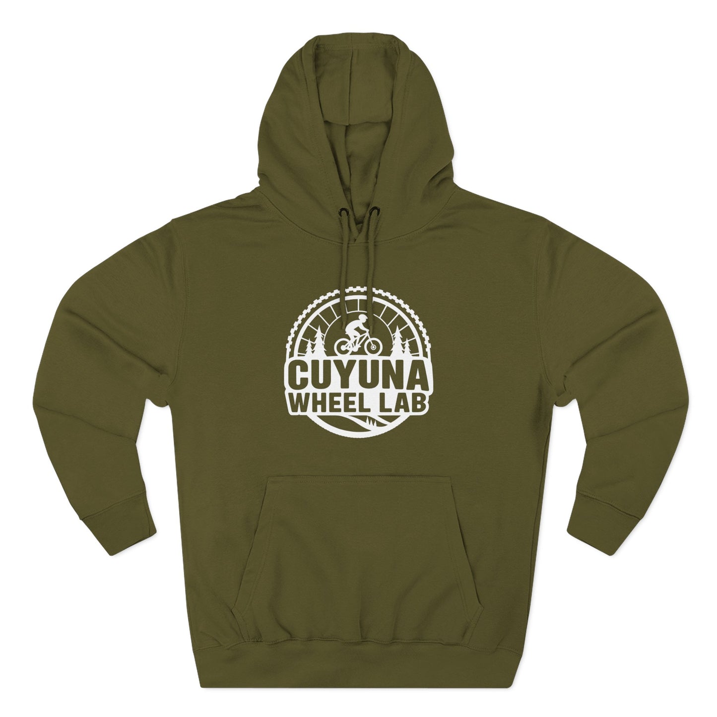 Cuyuna Wheel Lab Fleece Hoodie - Cozy Athletic Wear for Cyclists, Outdoor Adventure Gift, Casual Layering, Fall & Winter Hoodie, [...]