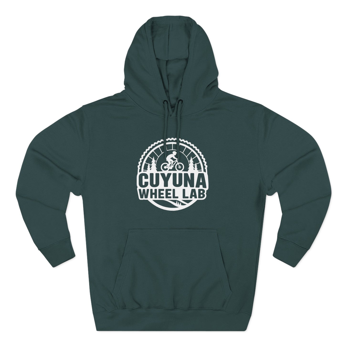 Cuyuna Wheel Lab Fleece Hoodie - Cozy Athletic Wear for Cyclists, Outdoor Adventure Gift, Casual Layering, Fall & Winter Hoodie, [...]