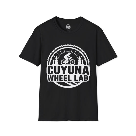 Cuyuna Wheel Lab Unisex T-Shirt - Perfect for Cyclists, Outdoor Enthusiasts, Gifts for Bike Lovers, Casual Wear, Unique Graphic Tee