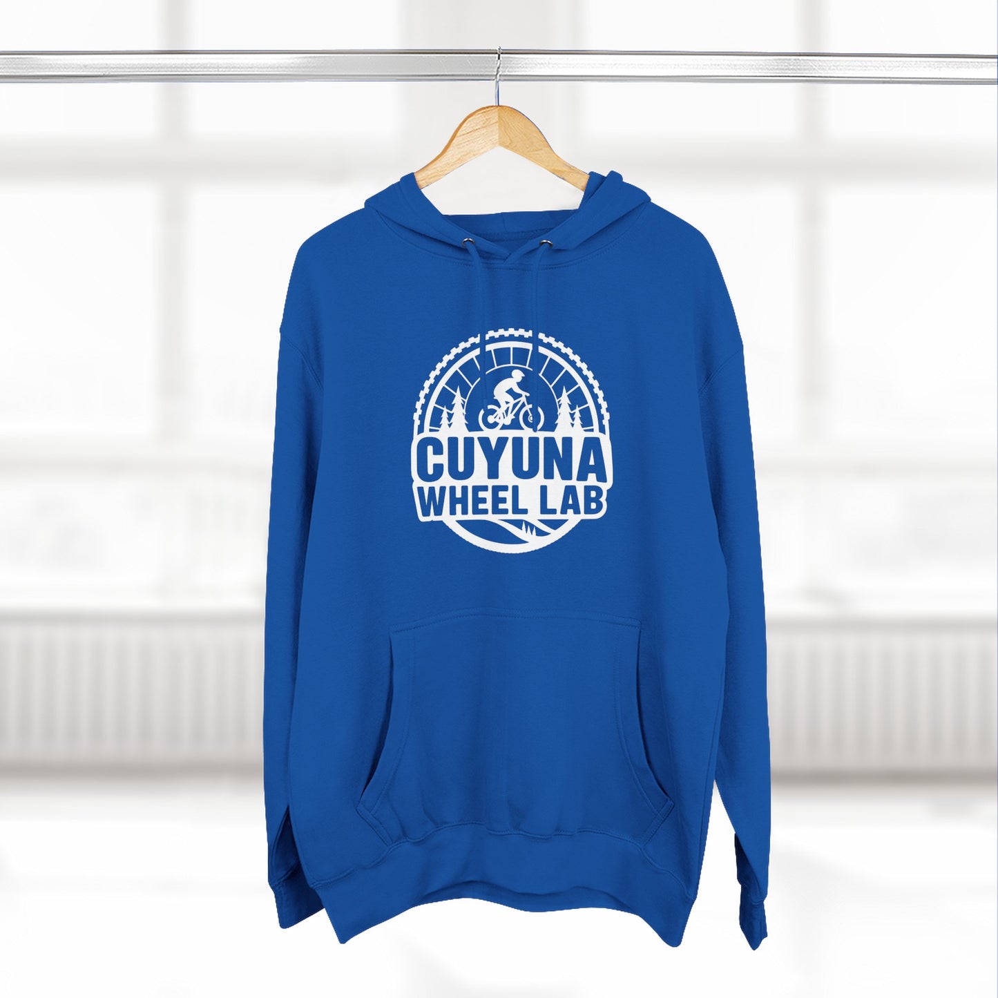 Cuyuna Wheel Lab Fleece Hoodie - Cozy Athletic Wear for Cyclists, Outdoor Adventure Gift, Casual Layering, Fall & Winter Hoodie, [...]